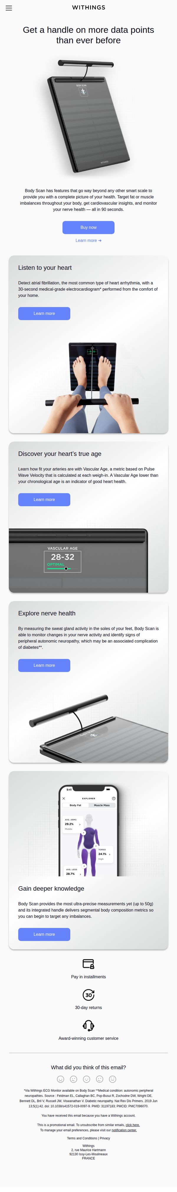 8. Body Scan is now available