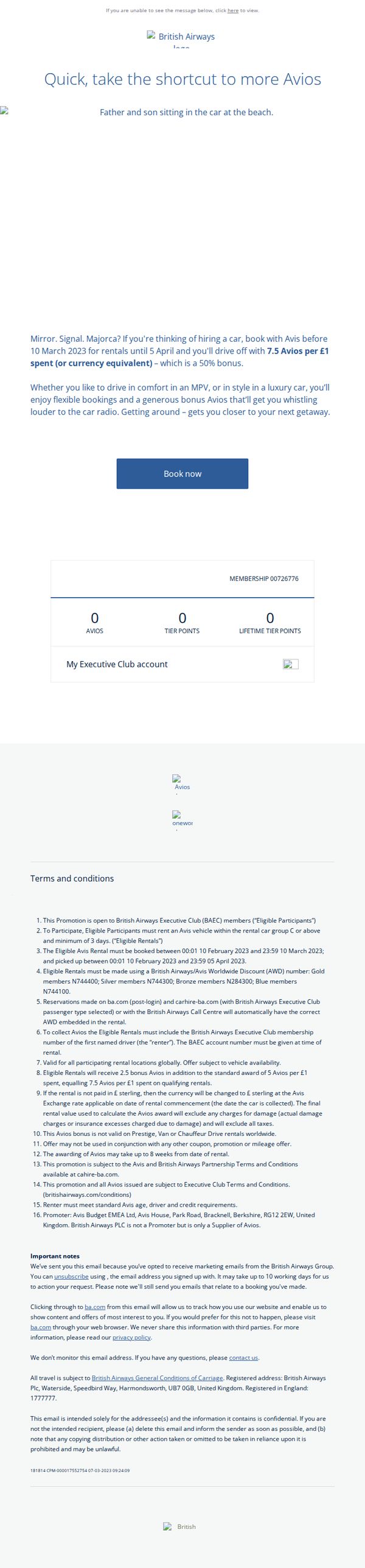8. British Airways: Accelerate your way to a 50% bonus Avios