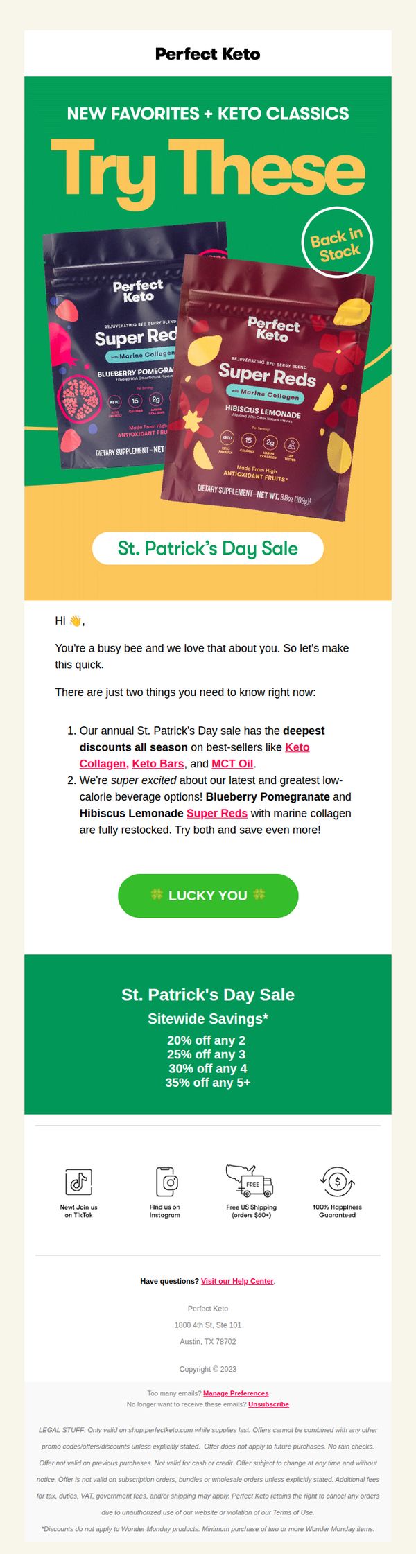 10. Perfect Keto: Happy St. Patrick's Day 🍀
