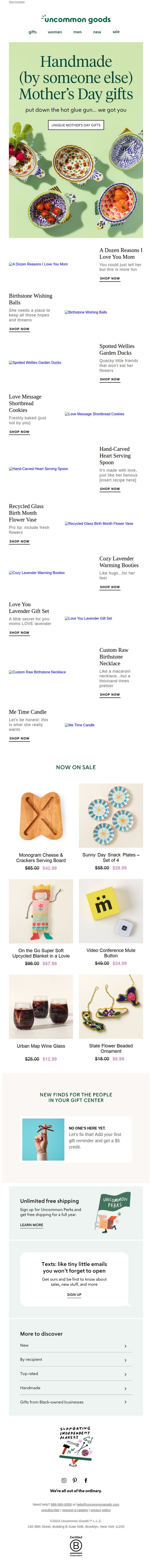 uncommon goods