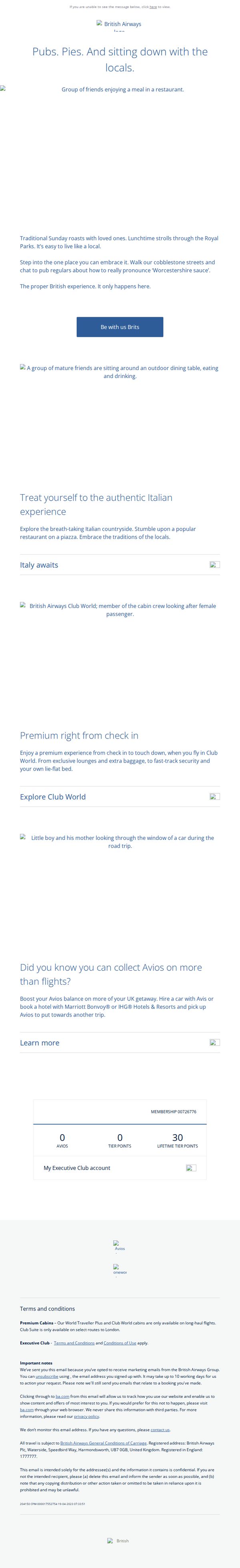 8. British Airways: Experience the British spirit, Mrs Padberg