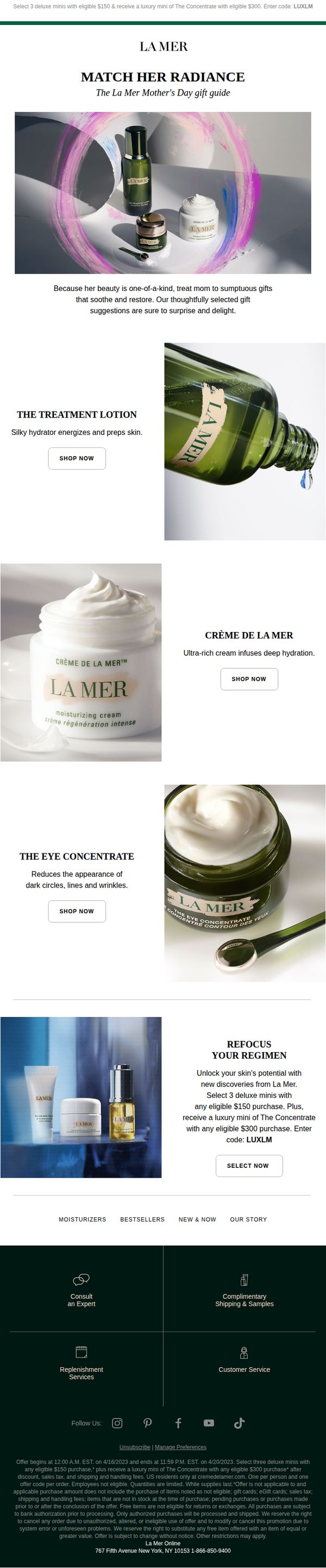 10. La Mer: Shop the La Mer Mother's Day gift guide