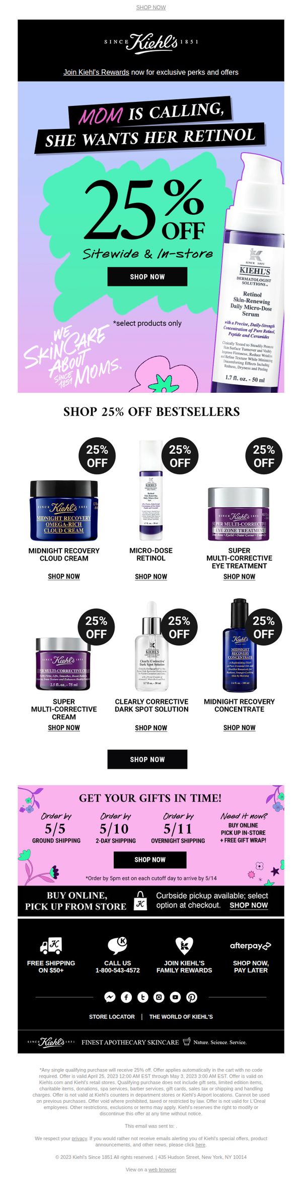 8. 25% OFF Sitewide: Just in Time for Mothers Day!💜