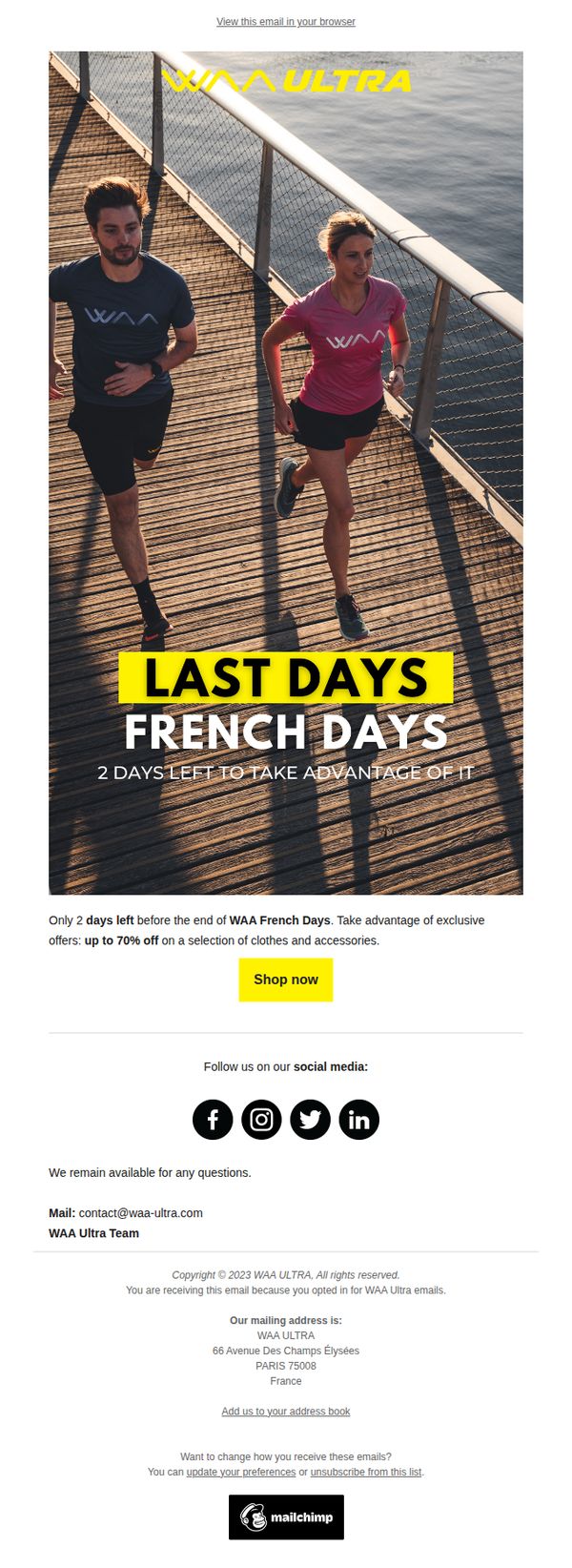6. FRENCH DAYS 💥 2 days left