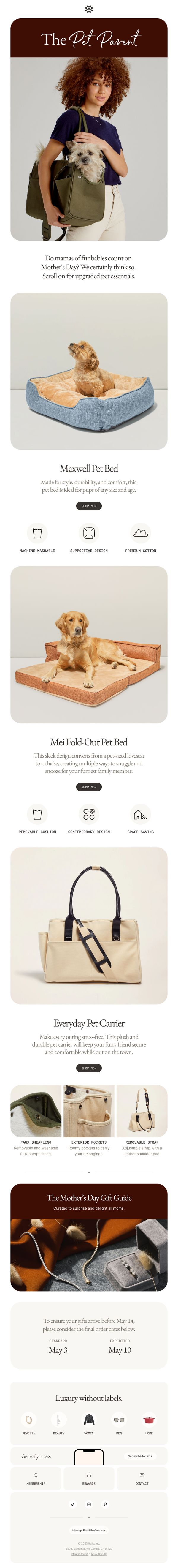10. Italic: For the Pet Parent.