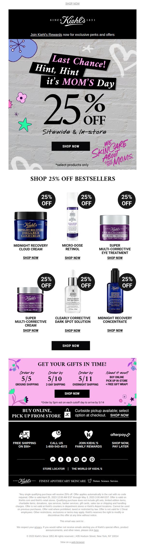 10. LAST CHANCE! Take 25% Off Before Mother's Day⏰
