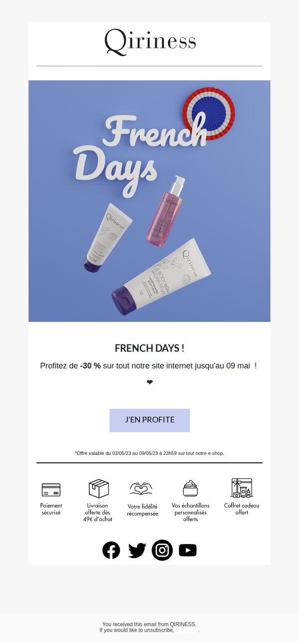 6. Les French Days sont là ! 🤩