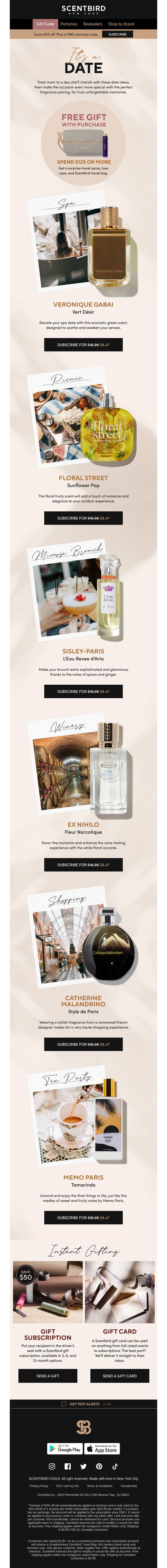 7. scentbird: The perfect perfume for your Mother's Day date