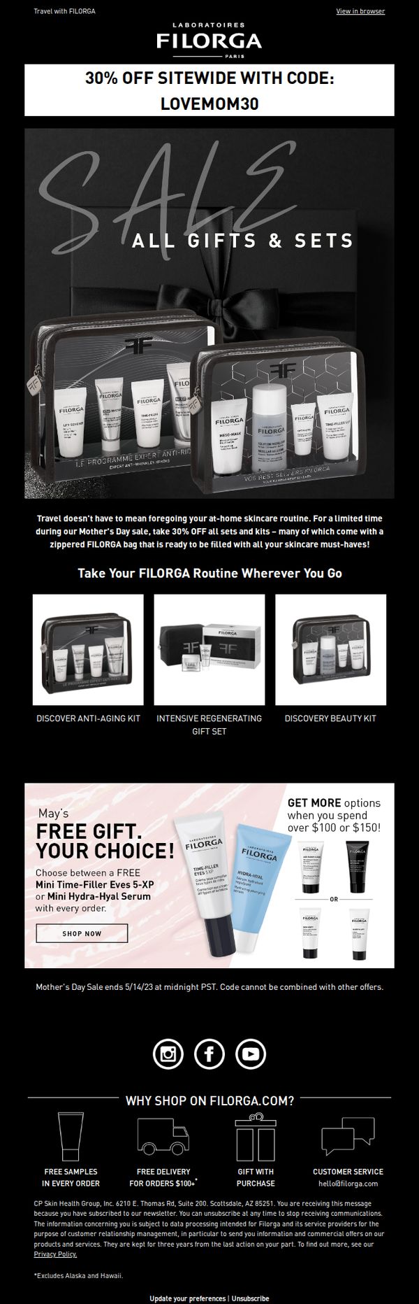 10. FREE Travel Pouches! Plus 30% OFF SITEWIDE