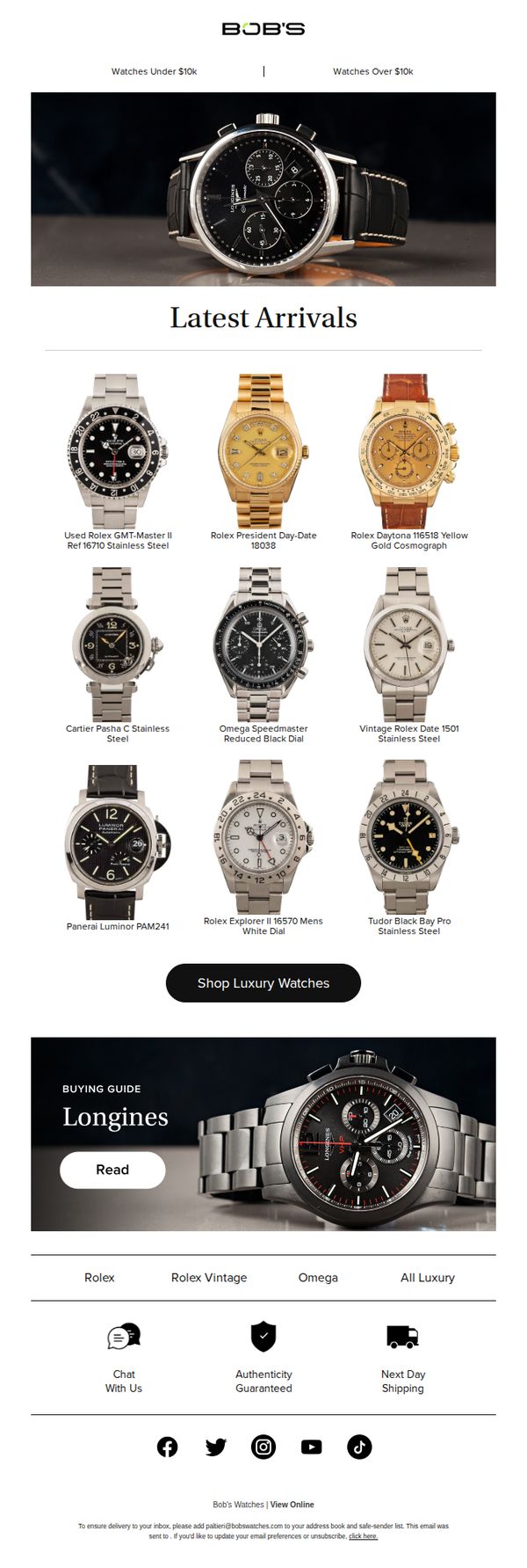 10. Bob's Watches: Just In: 9 Pre-owned Watches You Won't Want To Miss