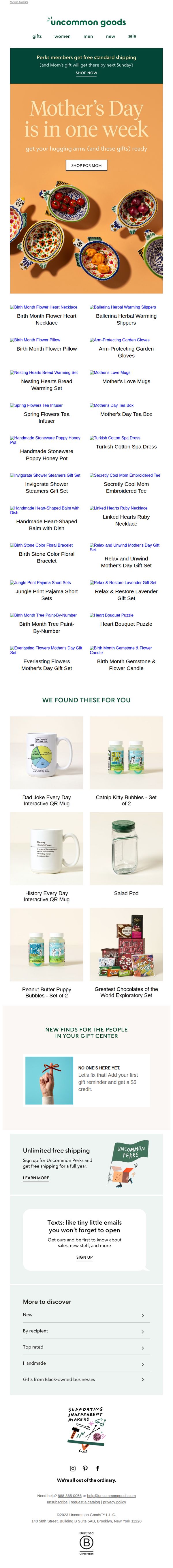 uncommon goods