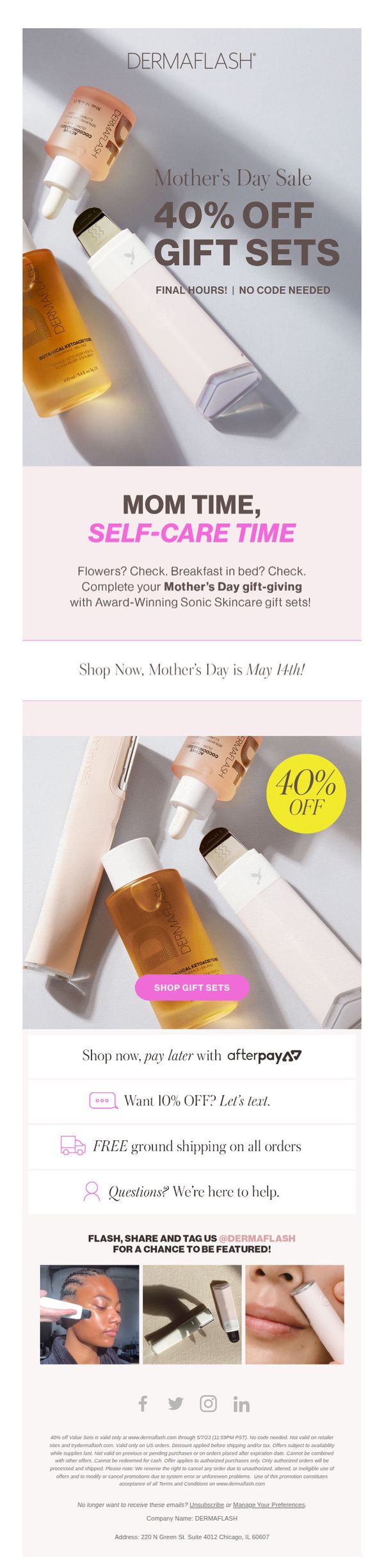 8. FINAL HOURS for 40% OFF Gift Sets! ⏱️