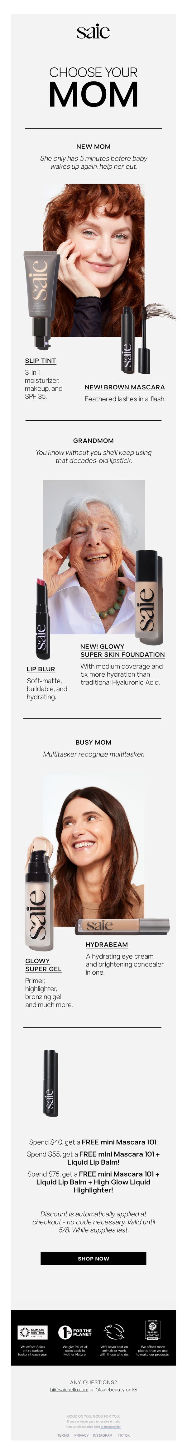 7. Saie: Mother's Day Gift Guide