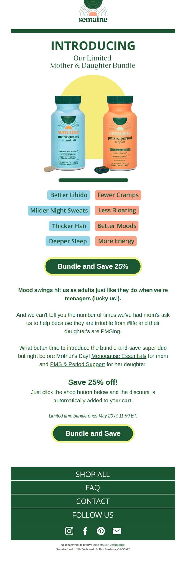 9. Semaine: Introducing The Mother/Daughter Bundle! 🥁