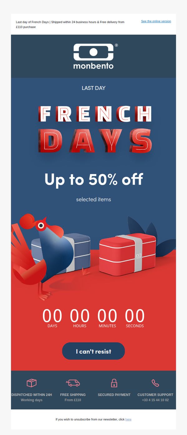 7. LAST DAY: Up to 50% off selected items