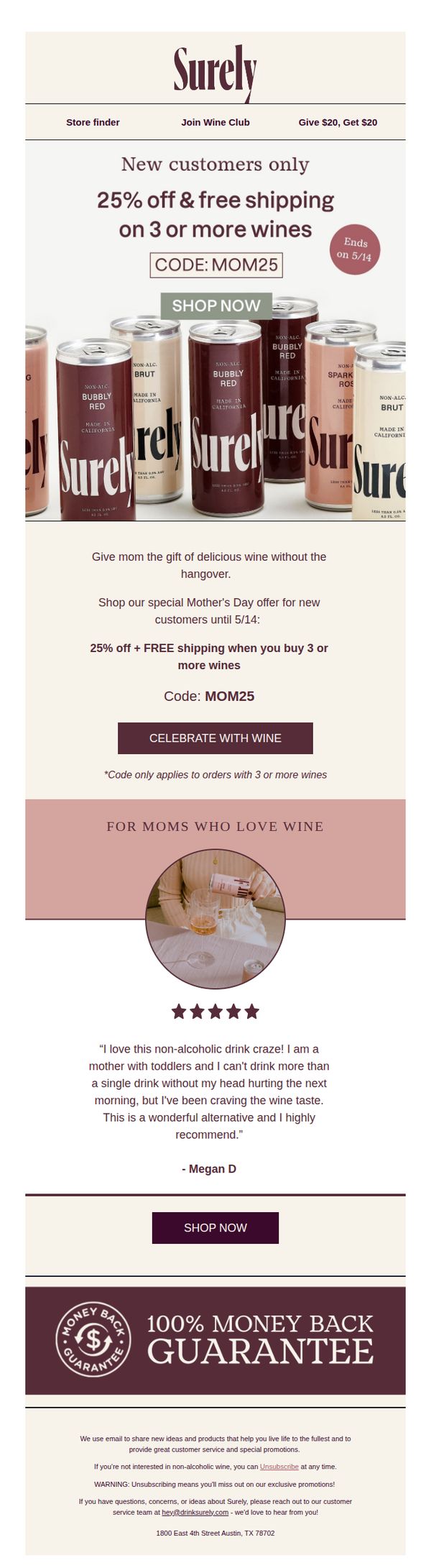 8. 25% off starts now