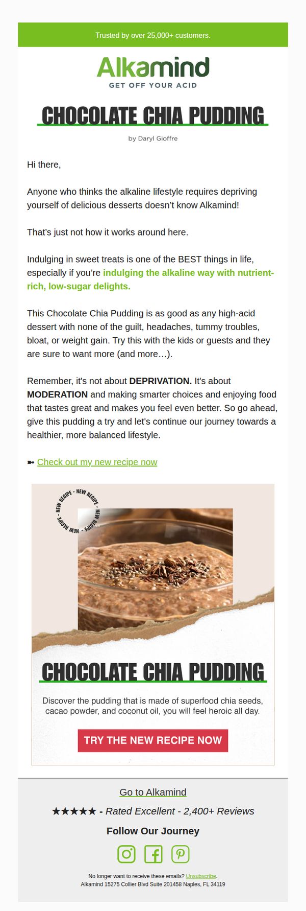 9. GetOffYourAcid: Chocolate Chia Pudding by Dr. Daryl