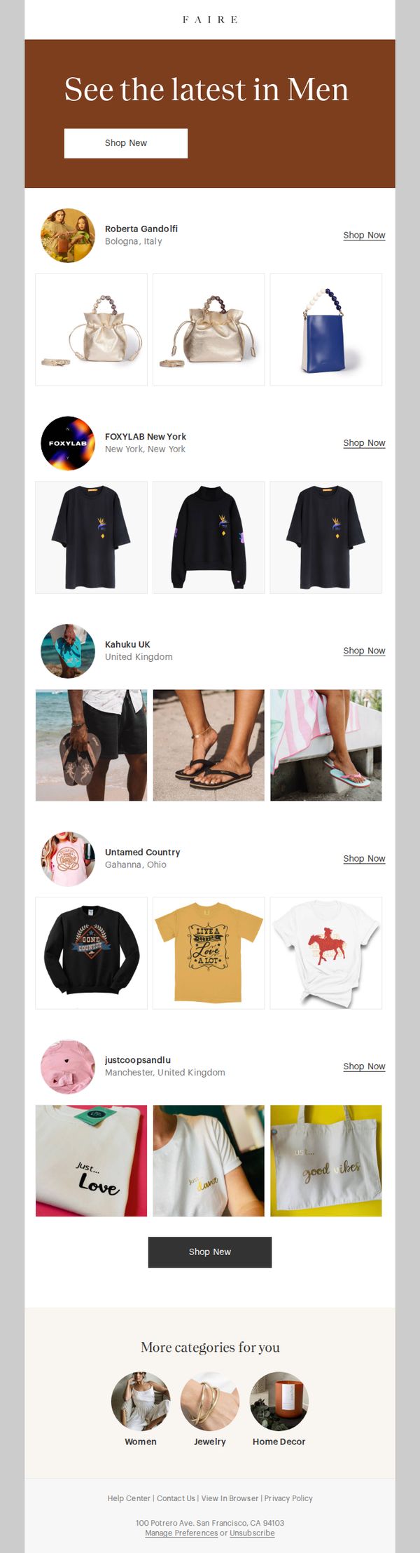 6. New arrivals in Men for May