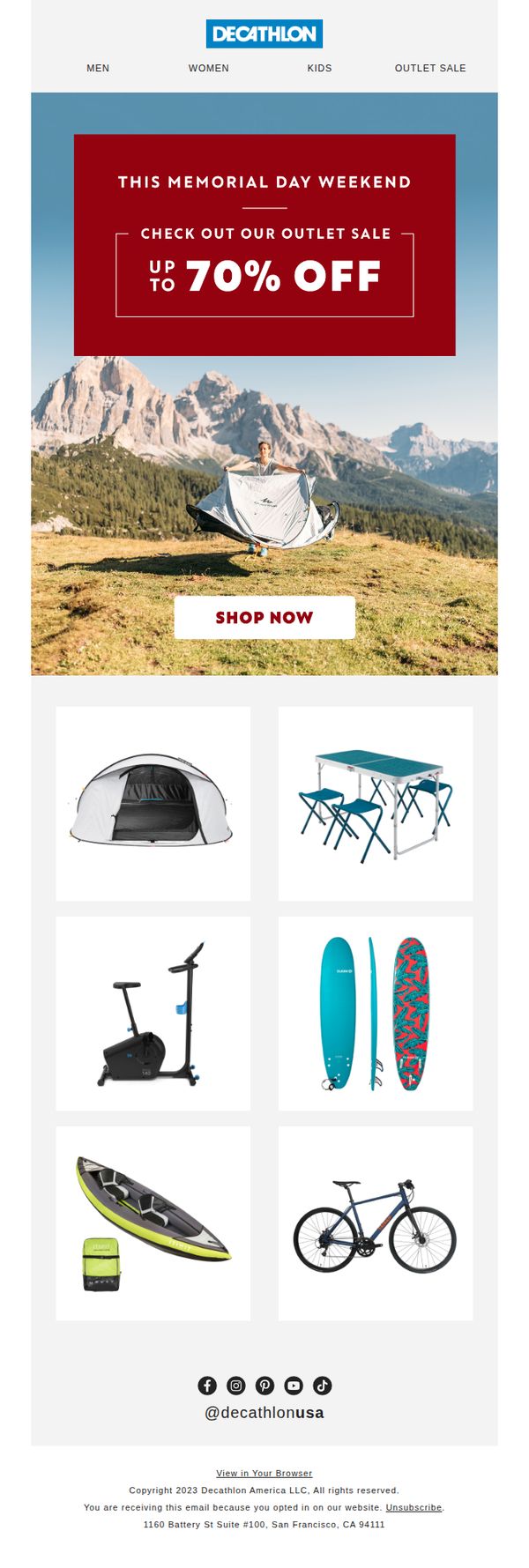 9. Get Up To 70% Off This Memorial Day Weekend 🇺🇸