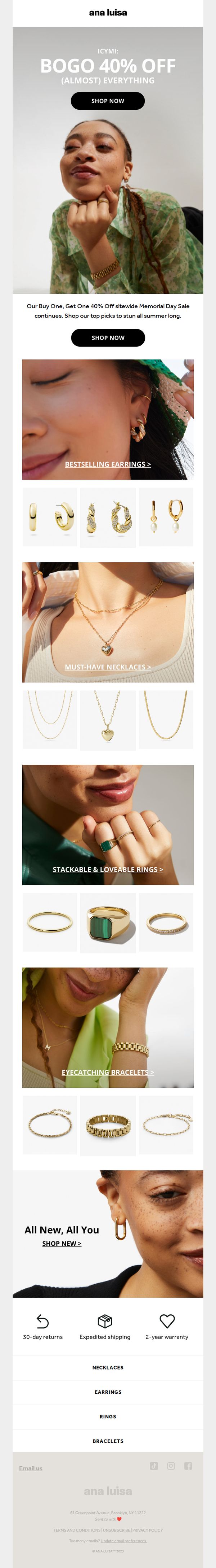 6. BOGO 40% Off SITEWIDE, happening now!