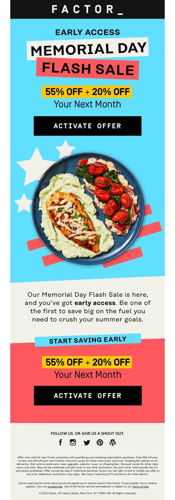8. You’re in: Our Memorial Day Flash Sale starts NOW!