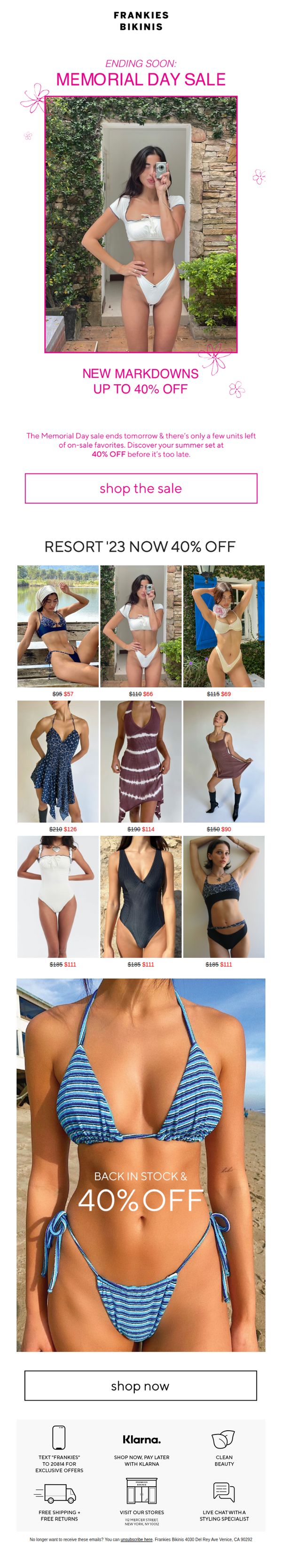 10. ENDING SOON: The Memorial Day Sale