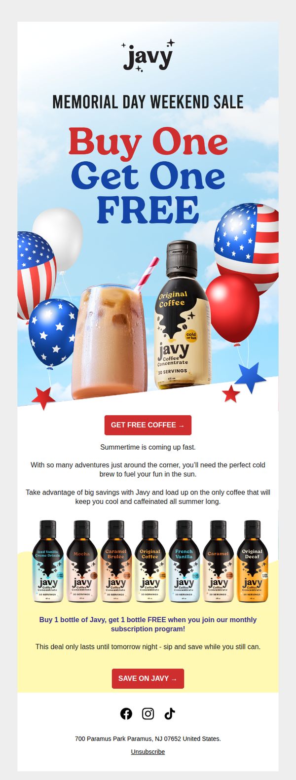 6. We couldn't let you forget about this Memorial Day deal 👀