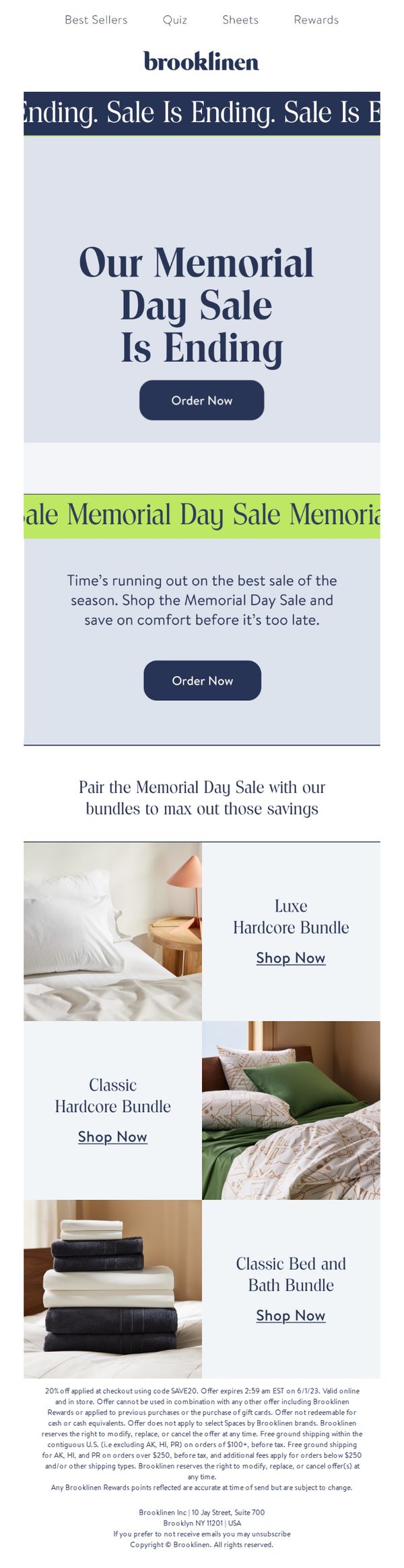 10. Memorial Day Sale Ends TODAY