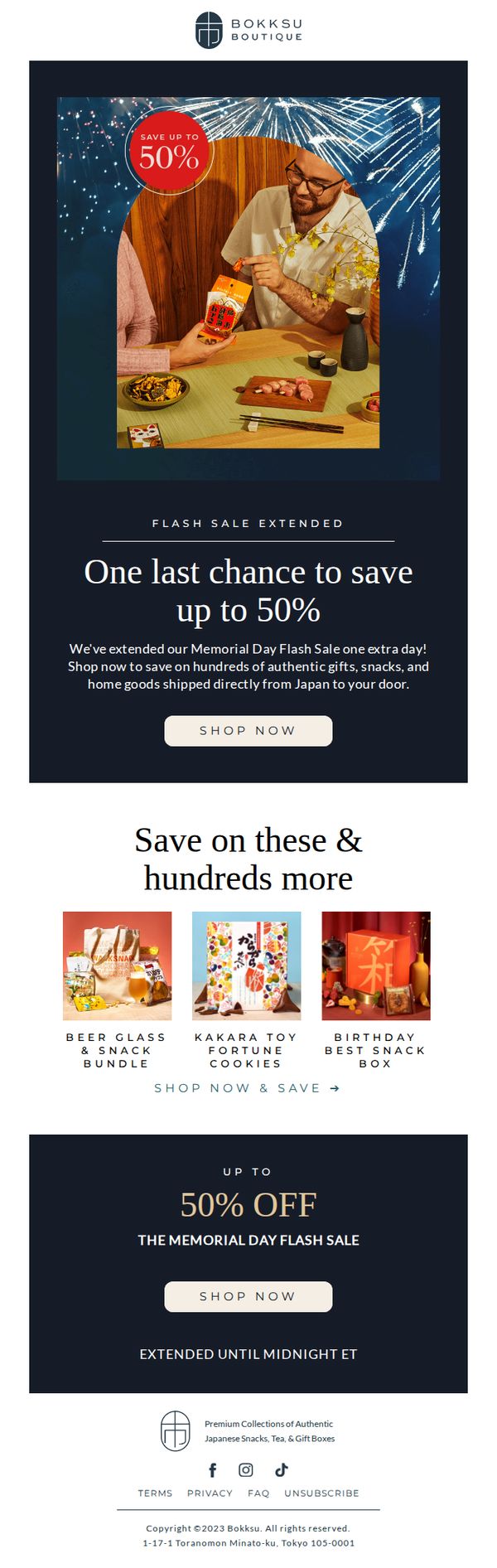 10. ❗EXTENDED: Just one extra day to save up to 50%
