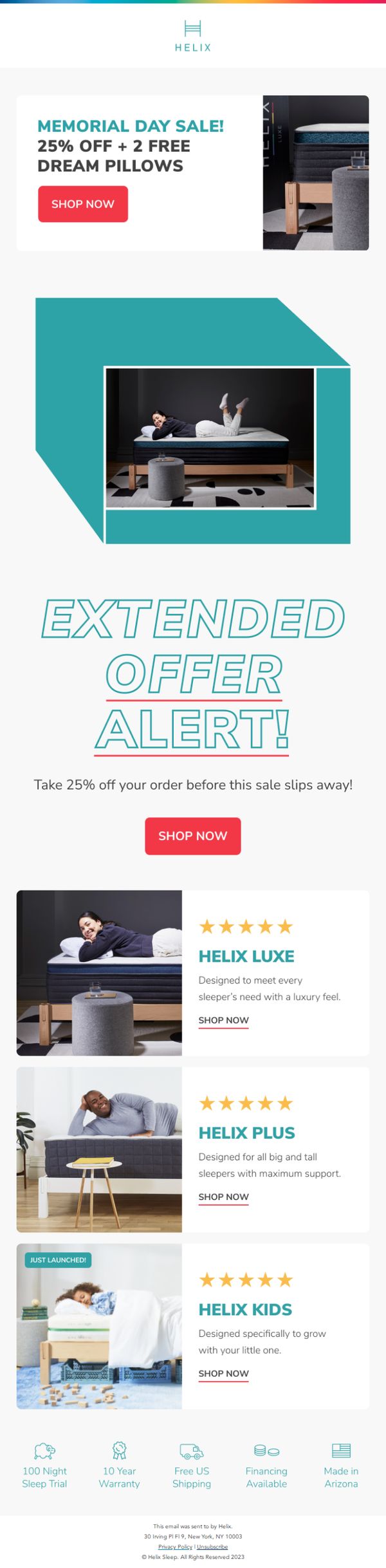 6. We extended your offer!