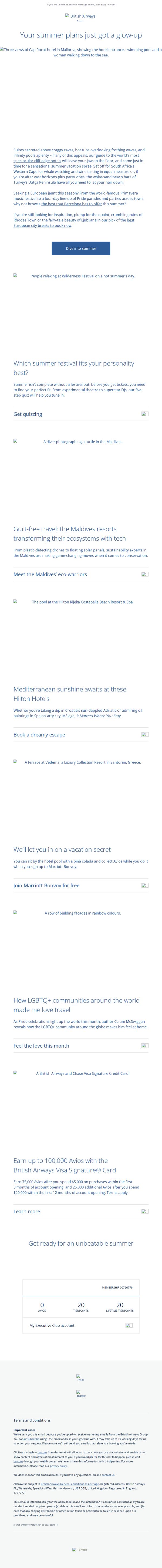 8. British Airways: Beyond the US: High Life’s guide to your best summer yet