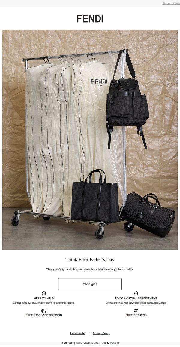 8. Fendi - EN: Think F for Father's Day