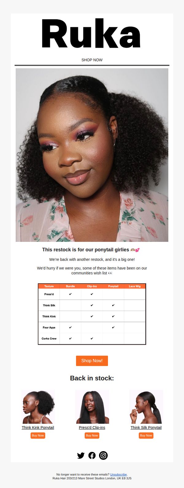 8. Ruka: 🚨 Restock Alert 🚨
