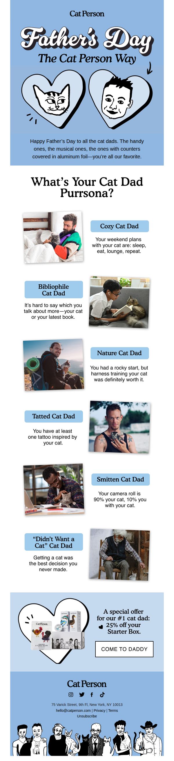 6. Calling all cat dads 📢