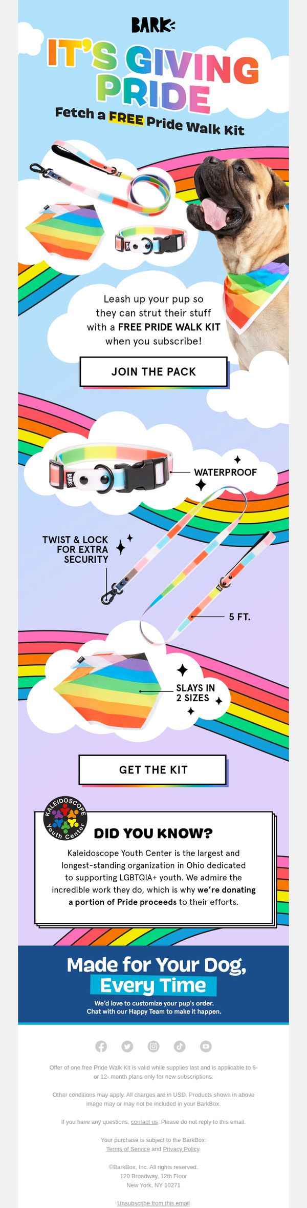 9. Bark Box: 🏳️‍🌈 Don’t Miss Out On Your FREE Pride Walk Kit 🏳️‍🌈