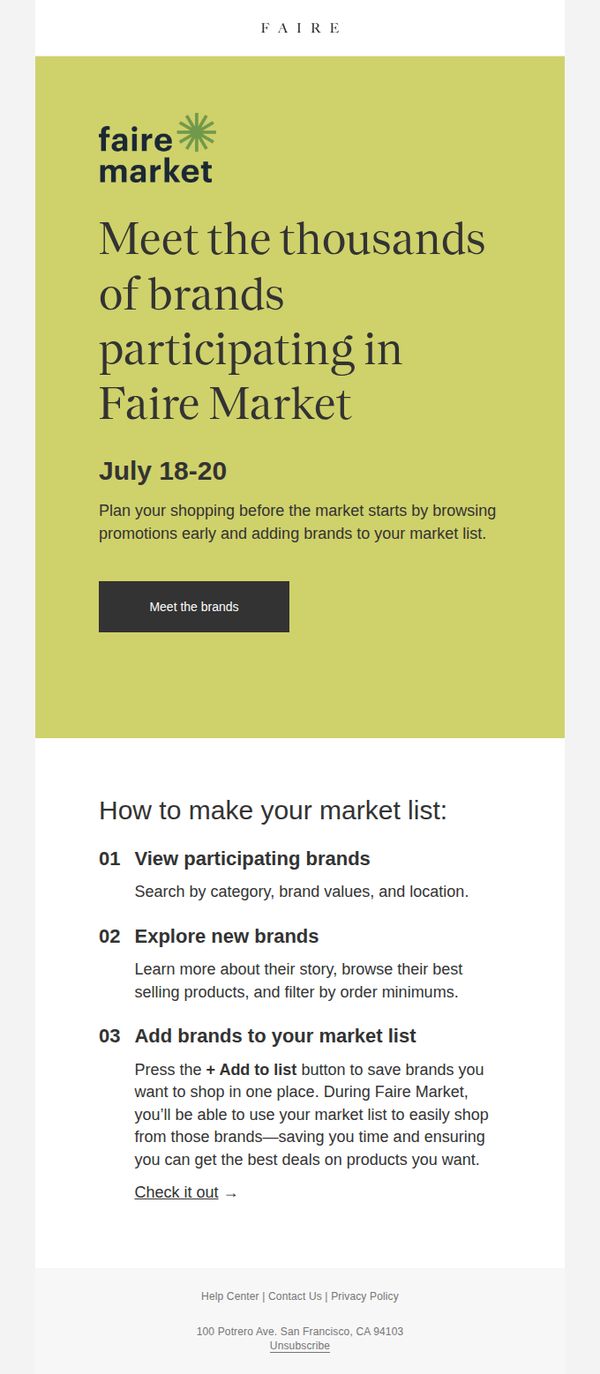 10. Faire.com: Meet the thousands of brands participating in Faire Market