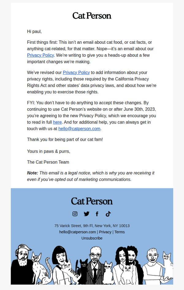 10. We’ve Updated Our Privacy Policy