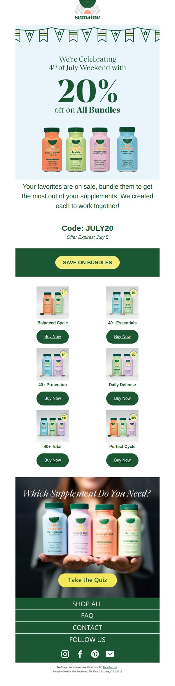 6. Semaine: 🚨 20% Off Expires Tomorrow!