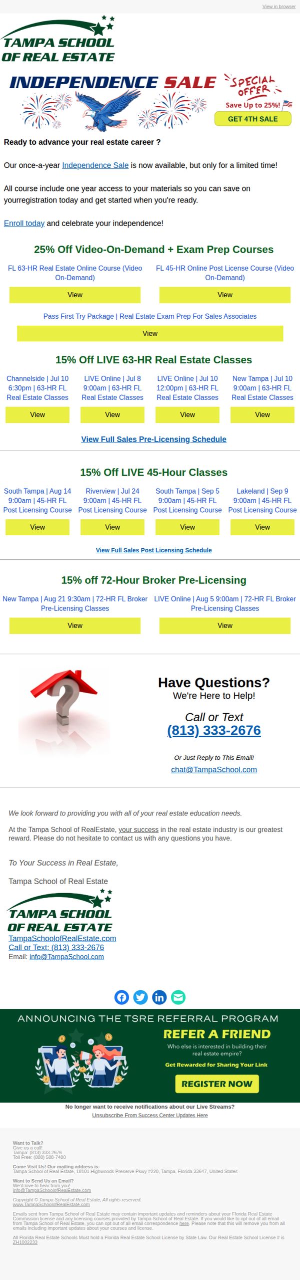 Tampa School of Real Estate