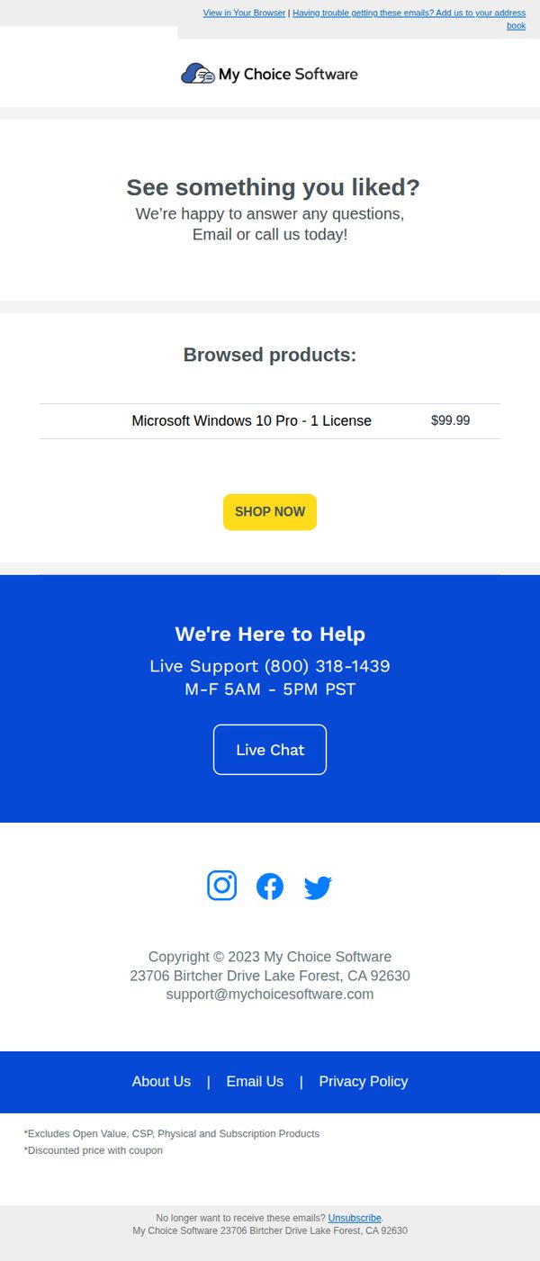 My Choice Software