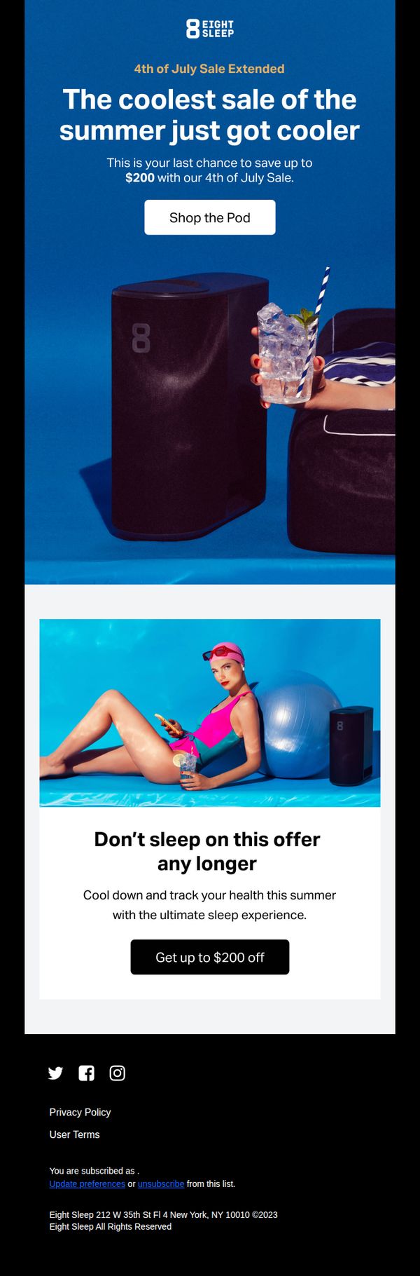 6. Last chance for up to $200 off