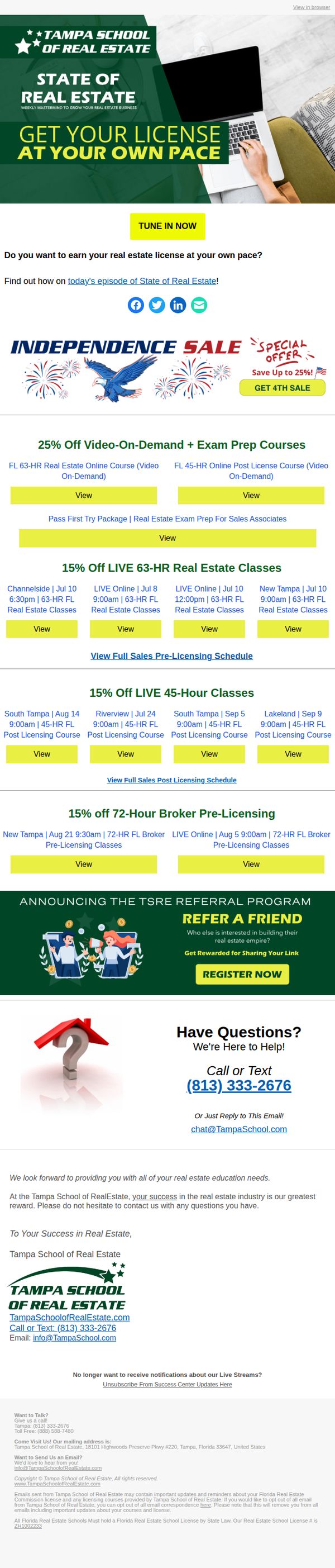 Tampa School of Real Estate