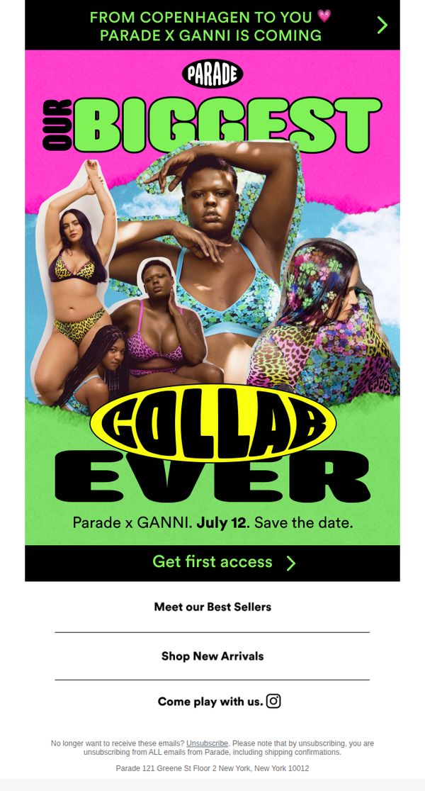 8. Save the date: Our biggest collab ever
