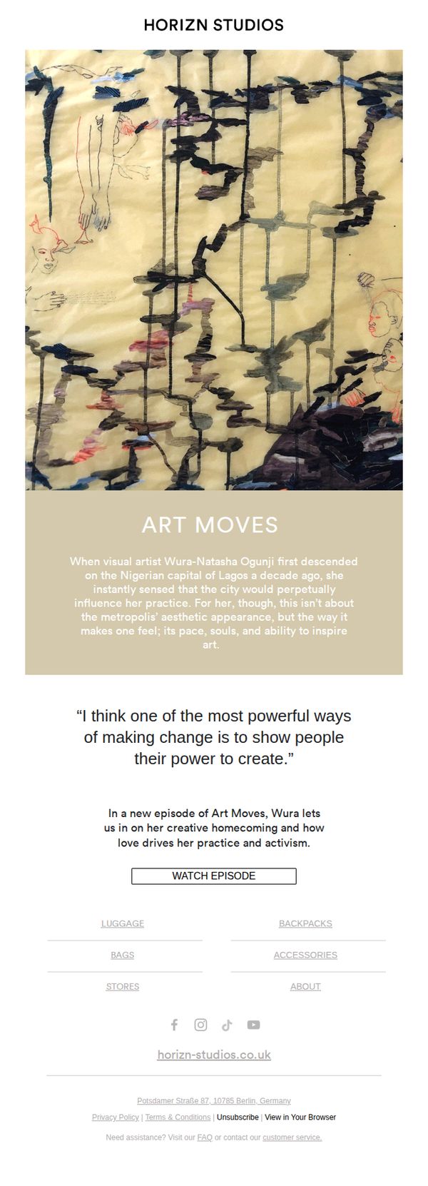 8. Horizn Studios: Art Moves with Wura-Natasha Ogunji