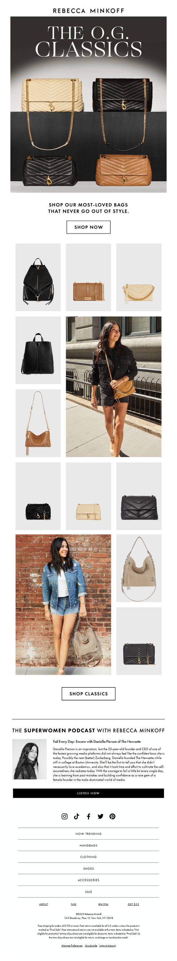 8. Rebecca Minkoff: We’re Still Loving the OGs