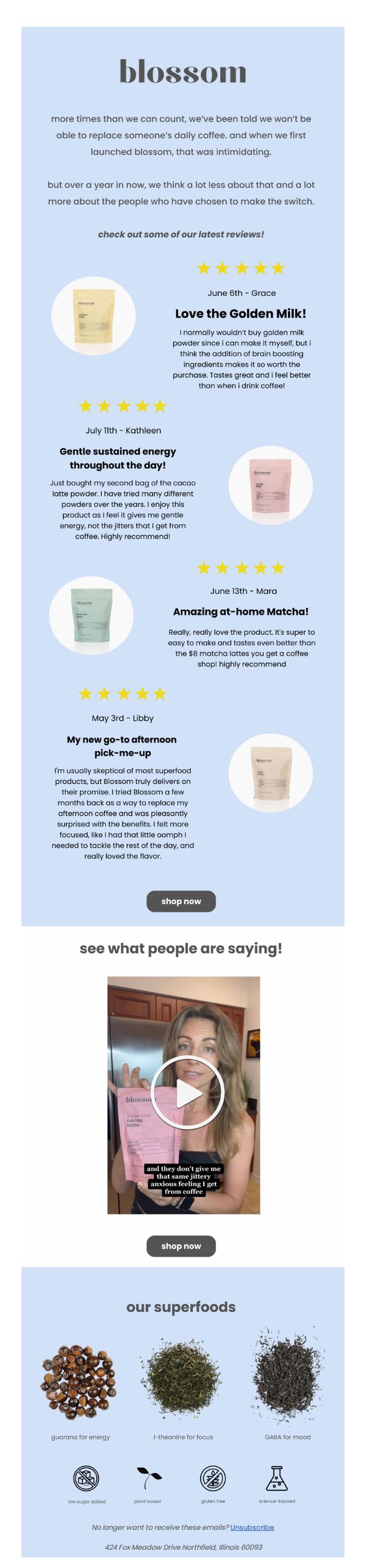 7. Blossom: why we think blossom can replace your coffee ☕