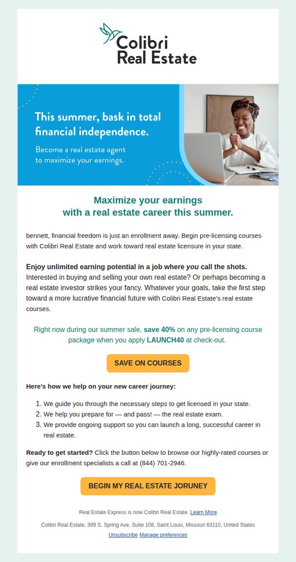 10. Capitalize on a hot summer real estate market