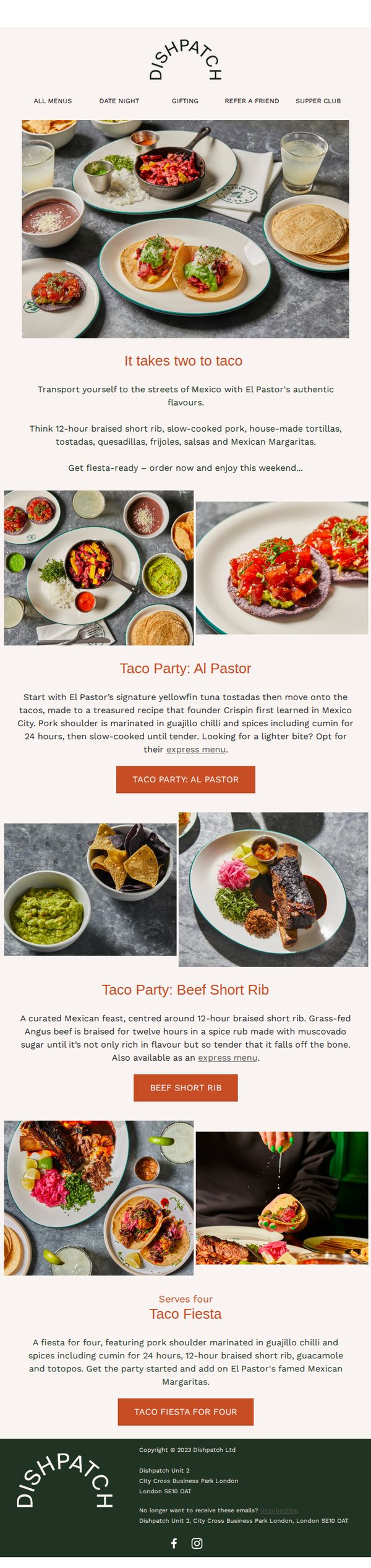 6. Dishpatch: A Mexican fiesta 🎉