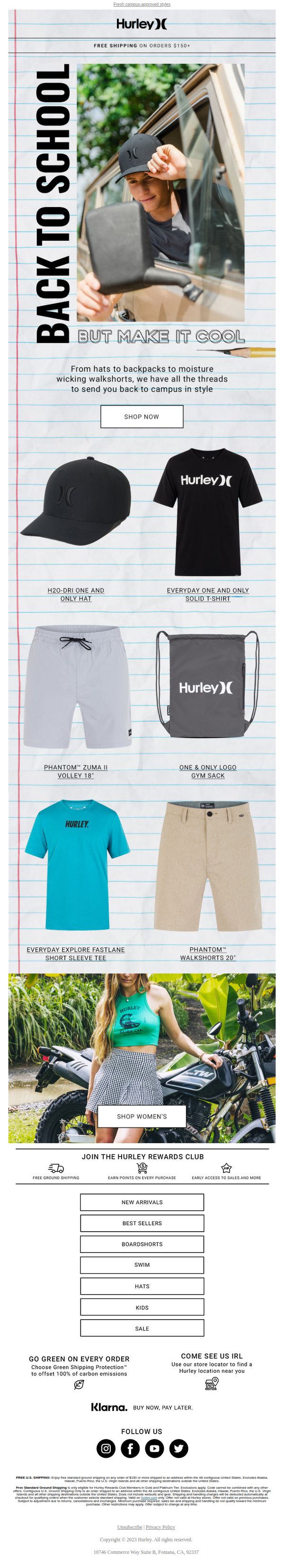 10. Hurley: Back to school must haves 📚