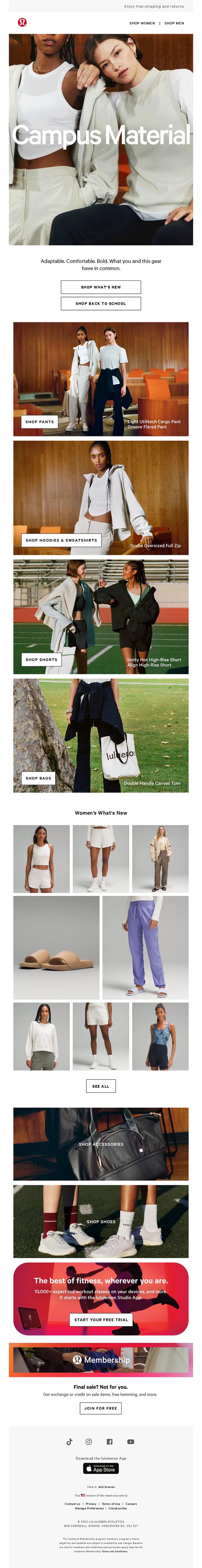 10. Lululemon: New campus looks for the books